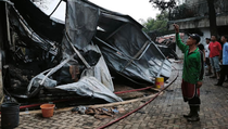 Gudang Spare Part Motor di Bogor Ludes Terbakar