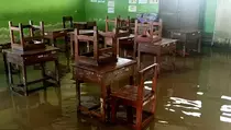 Bengawan Solo Meluap, Sekolah di Klaten Terendam Banjir