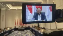 Surya Paloh Bertemu Pemred di Tengah Isu Fusi Nasdem dan Gerindra