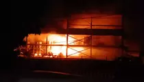 Diawali Ledakan Keras, Pabrik Pengolah Sawit di Medan Ludes Terbakar