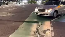 Viral di Medsos, Pemprov Jakarta Sigap Tambal Jalan Ambles di Sudirman
