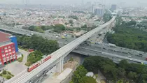 LRT Jakarta Fase 1B Mulai Uji Coba Jalur Velodrome-Manggarai Hari Ini