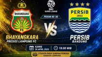 Susunan Pemain Bhayangkara FC vs Persib: Adu Tajam Lini Depan