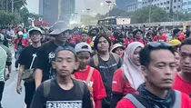 Aksi May Day di Depan Gedung DPR Berakhir Tertib