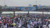 Peringatan Hari Buruh Internasional 2026 di Monas