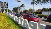 13.000 Kendaraan Melintasi Jalur Puncak Bogor pada Sabtu Pagi