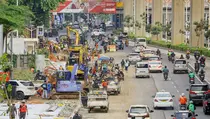 Progres Pengerjaan Trotoar HR Rasuna Said Capai 90% Jelang CFD dan HUT Jakarta