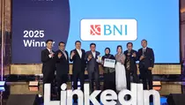 BNI Satu-satunya Bank Himbara yang Raih Penghargaan Pelopor Talent Insights LinkedIn Talent Awards 2025