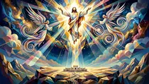 30 Prompt Edit Foto AI Kenaikan Yesus Kristus dengan Visual Epik