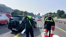 Polres Karawang Siagakan 66 Petugas Atur Contraflow Tol Japek