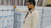 27.130 Liter Air Zamzam untuk Jemaah Haji Aceh Tiba di Asrama Haji