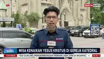 Suasana Misa Kenaikan Yesus Kristus di Katedral Jakarta: Dibagi 4 Sesi dan Dijaga Ketat