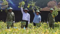 Panen Raya Kedelai Ketahanan Pangan di Nganjuk