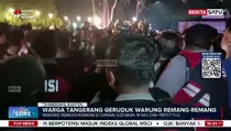 Kericuhan Pecah Saat Warga Geruduk Tempat Hiburan Malam Tak Berizin di Tigaraksa