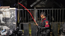 Celurit Jumbo Ditemukan Saat Polisi Bubarkan Tawuran Remaja