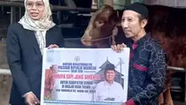 Presiden Prabowo Salurkan Sapi Kurban Seberat 1 Ton untuk Warga Demak
