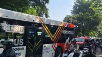 Sinkhole Lenteng Agung Ditutup, Bus Transjakarta Kembali Beroperasi