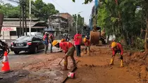 Sinkhole Lenteng Agung Mulai Bisa Dilintasi, Perbaikan Dikebut