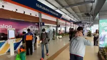 Long Weekend Iduladha, 10.734 Penumpang Padati Stasiun Pasar Turi