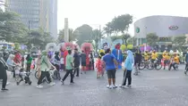 Atraksi Budaya Betawi di CFD Rasuna Said Curi Perhatian Warga