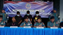 TNI AL Gagalkan Penyelundupan Sianida hingga Miras dari Filipina