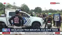 Tiga Truk Boks Tabrakan Beruntun di Lampung, Dua Sopir Tewas