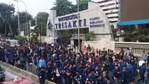 Mahasiswa Trisakti Bersiap Demo di DPR, Kampus Berjalan Normal