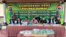 Polres Dumai Gagalkan Penyelundupan Sabu Rp 31 M dari Malaysia