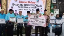17 Jemaah Haji Asal Jombang Terima Bantuan Rp 20 Juta dari Dana UEA