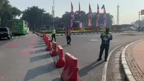 Ada Demo Mahasiswa Hari Ini, Lalu Lintas di Patung Kuda Ditutup