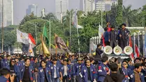 Demo Mahasiswa di DPR, Jalan Tol Dalam Kota Sempat Ditutup