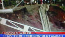 KAI Diminta Antisipasi Longsor di Jalur Kereta Lain