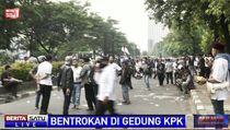 Sempat Rusuh, Kondisi Depan Gedung KPK Mulai Kondusif