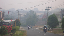 Akibat Asap, Jarak Pandang di Pekanbaru Hanya 500 Meter