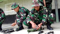 Batalion 315 Garuda Gelar Pembersihan dan Pemeriksaan Senjata
