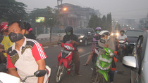 Asap Kebakaran Hutan di Jambi Mulai Menipis
