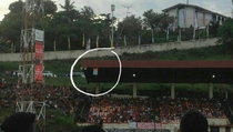 Ada Bendera Bintang Kejora Terpasang di Laga Persipura 