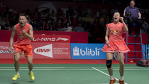 Zhang/Zhao Akui Kesulitan Singkirkan Alfian/Annisa