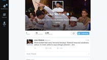 Akun @Jokowi Sudah Ada Sejak September 2011