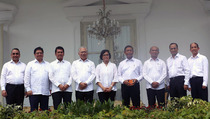 Sambut Menteri Baru, Jokowi Ucapkan Selamat Bergabung