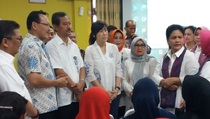 Ke Cirebon, Ibu Iriana Tinjau Pelaksanaan Program Deteksi Dini Kanker Leher Rahim