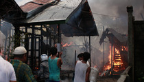 8 Rumah di Muara Teweh Ludes Terbakar