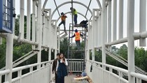 PT MRT Jakarta Lakukan Modifikasi JPO TB Simatupang