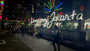 Pasar Malam Lenggang Jakarta Ramai Pengunjung 