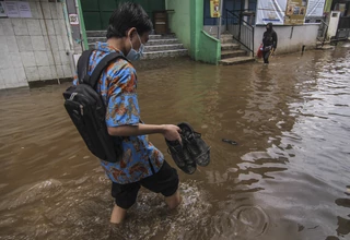 Banjir di Semarang Berangsur Surut