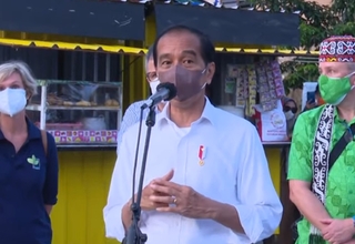 Jokowi: PKL Tarakan Optimistis karena Omzet sudah Merangkak Naik