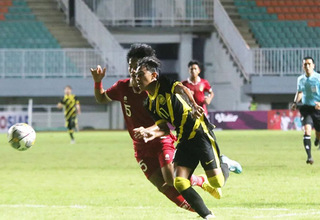 Babak Pertama, Timnas U-17 Indonesia Tertinggal 0-5 dari Malaysia
