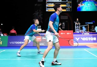 Duel Indonesia vs Malaysia di Semifinal Ganda Putra Denmark Open