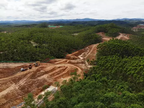 Kawasan Ibu Kota Negara (IKN) Nusantara di Kaltim.