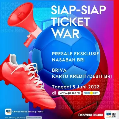 Kabar gembira bagi para pencinta sepak bola di Tanah Air. Tiket pertandingan 